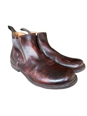 Bed Stu - Cobler Series Men's Leather Boots - Ankle Teak Rustic Washed 8.5